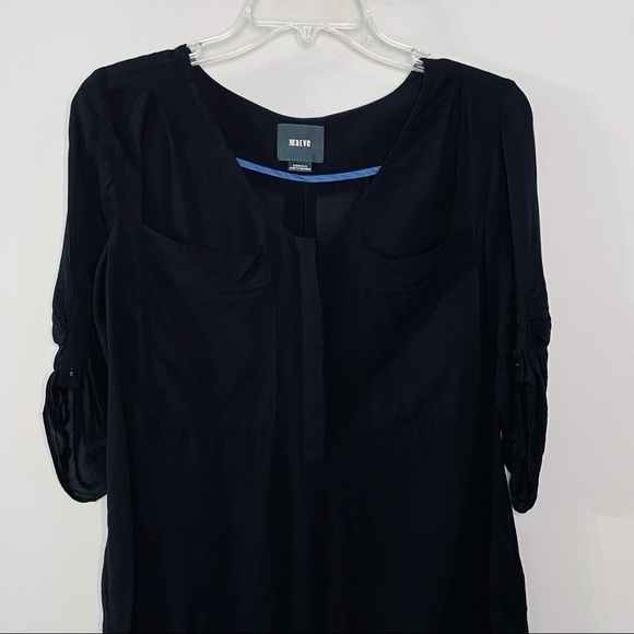 Maeve Black 3/4 sleeve Blouse‎ Size XS - Picture 4 of 10